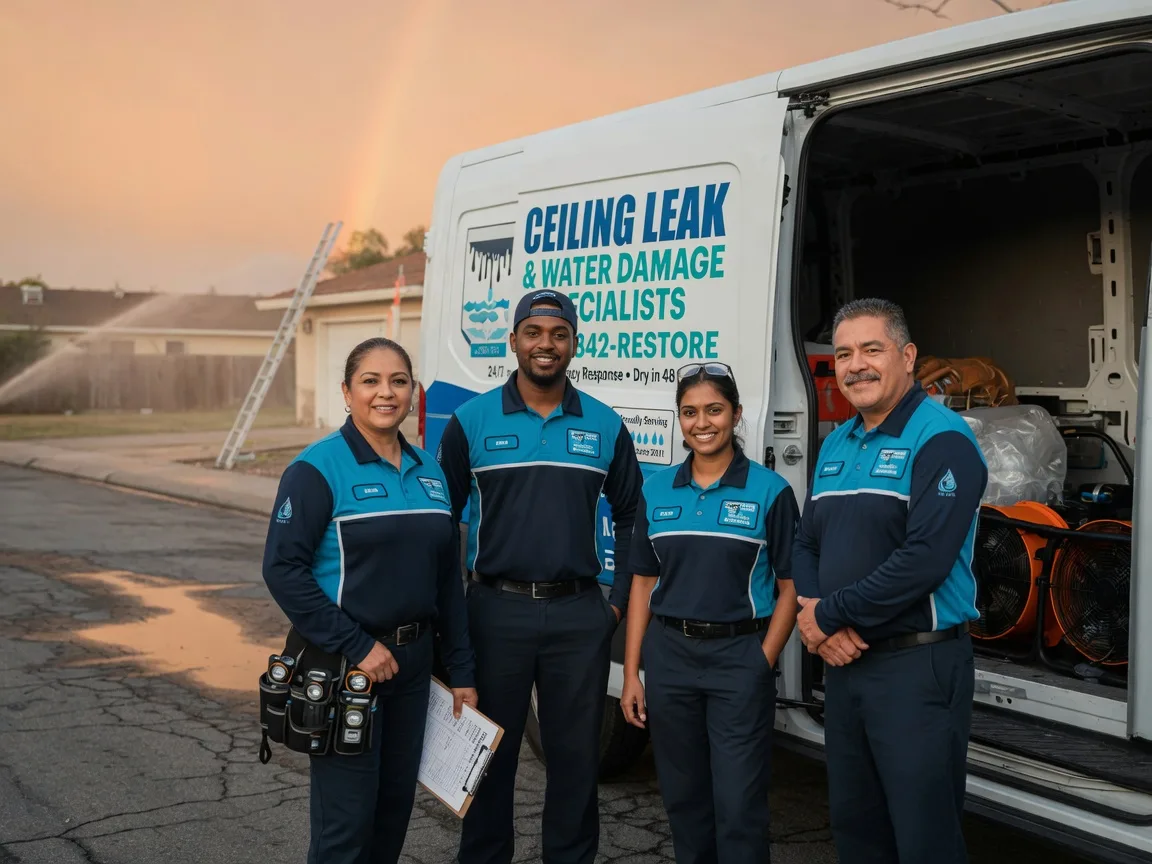 Ceiling Leak Cleanup company in Otisville, MI