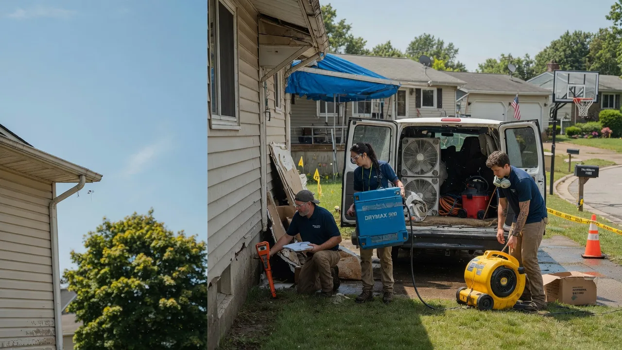 Ceiling Leak Cleanup in Otisville, MI near me